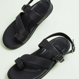 Code by Lifestyle Men's Black Back Strap Sandals-picture-34