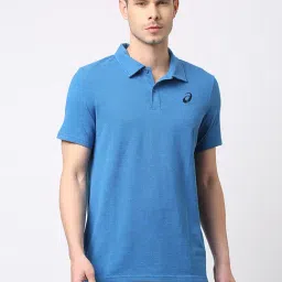Asics Sky Blue Regular Fit Sports Polo T-Shirt-picture-24