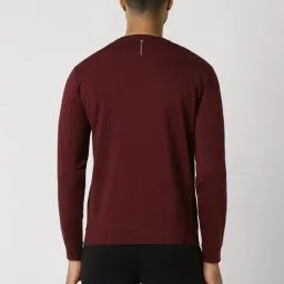 Van Heusen Maroon Regular Fit Sweatshirt image 2