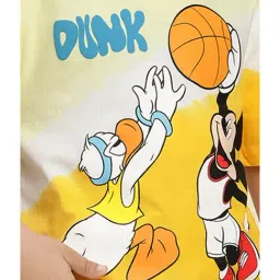 Kidsville Mickey & Friends Printed Multicolor Relaxed Fit T-Shirt For Boys image 5