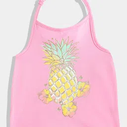 THE CHILDREN'S PLACE Print Halter Neck Cotton Tank Top-picture-43