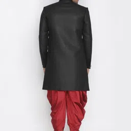 JBN Creation Embroidered Mandarin Collared Sherwani image 5