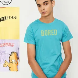Max Boys Printed T-Shirt - Pack of 3 image 5