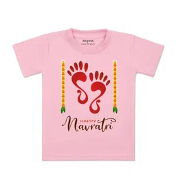 Arvesa Kids Typography Printed Applique T-shirt-picture-28