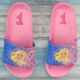 Toothless Mattel Featuring Barbie Designed Flip Flops  - Pink image 1