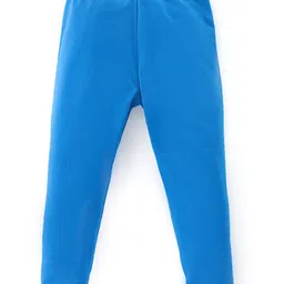 Babyhug Cotton Lycra Knit Full Length Stretchable Leggings with Floral Print Pack of 3 - Multicolour image 3