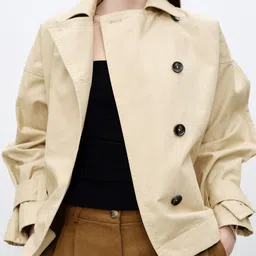 MANGO Short Trench Oversized Jacket-picture-28