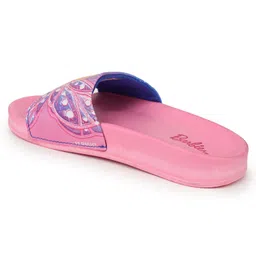 Toothless Mattel Featuring Barbie Designed Flip Flops  - Pink image 5