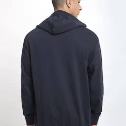 R&B Navy Regular Fit Hoodie image 2