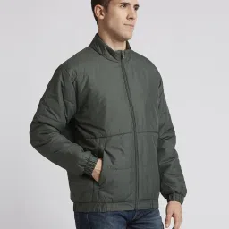 Pepe Jeans Green Regular Fit Quilted Jacket image 4