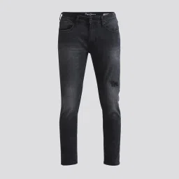 Pepe Jeans Black Skinny Fit Distressed Jeans image 4