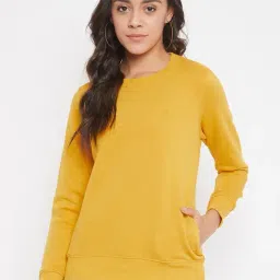 Crimsoune Club Yellow Slim fit Sweatshirt-image-14