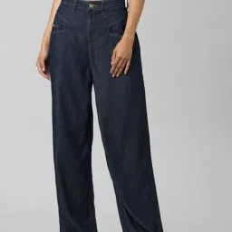Only Dark Blue Relaxed Fit Jeans-image-8