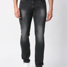 Pepe Jeans Black Cotton Slim Fit Jeans-picture-35