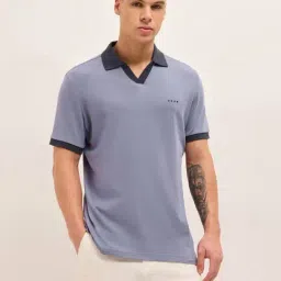The Bear House Purple Cotton Regular Fit Polo T-Shirt-picture-20