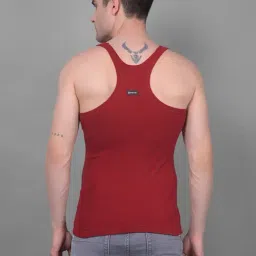 Dollar Bigboss Assorted Cotton Regular Fit Vest - Pack Of 2 image 2