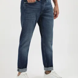 Calvin Klein Jeans Blue Cotton Regular Fit Jeans image 4