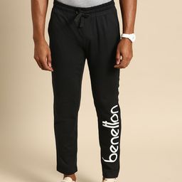 United Colors of Benetton Men Pure Cotton Brand Logo Printed Joggers-picture-26