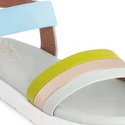 Shoetopia Kids Green Sling Back Sandals image 4