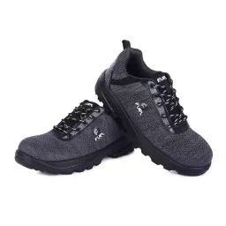 Fuel Steel Toe Safety Shoes Low Ankle Single Density PU Sole Black, Boulder Size UK 6-picture-29
