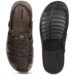 Bata Men's Brown Fisherman Sandals image 3