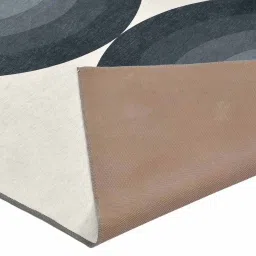 Presto Grey & White Polyester Washable Carpet image 4