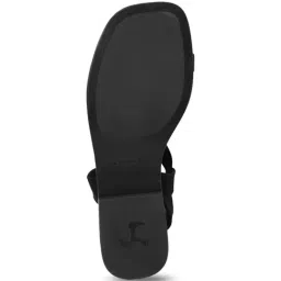 Mochi Women's Black Sling Back Sandals image 5