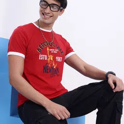 Aeropostale Typography Printed Pure Cotton Regular Fit T-shirt-picture-43