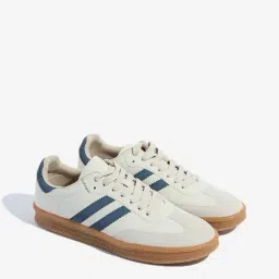 SOLEPLAY by Westside Blue Striped Lace-Up Sneakers-picture-25