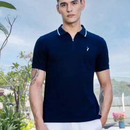 Thomas Scott Navy Cotton Regular Fit T-Shirt-picture-10