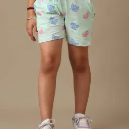 Kidsville Girls Multicolor Printed Shorts-image-31