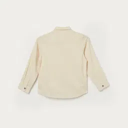 Fame Forever by Lifestyle Boys Ecru Cotton Shirt image 2