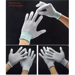 Swavind Safety Hand Gloves Synthetic Fabric White Free Size (Pack of 12 Pair) image 5