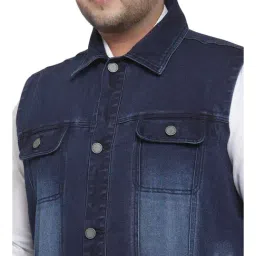 Melon by PlusS Blue Regular Fit Jacket image 4
