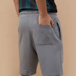 Fame Forever By Lifestyle Dark Grey Cotton Regular Fit Printed Shorts image 5