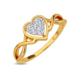 Kisna Diamond & Gold Jewellery Aatifa 14k (585) Diamond & Gold Ring For Women-picture-49