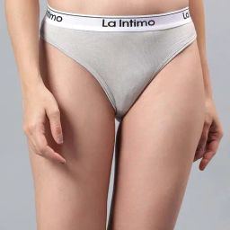 La Intimo Grey Comfort Fit Panties-picture-6