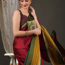 Mitera Silk Cotton Saree image 2