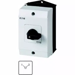 EATON 2P 2 Position 90° Rotary Cam Switch, 690 V (Volts), 20A, Short Thumb Grip Actuator, 222616 T0-2-39/I1-image-4