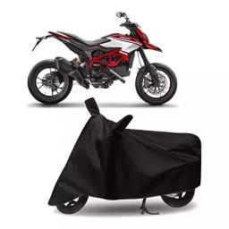 Auto Pearl Bike Cover for Ducati Hypermotard 939 (Black)-picture-35