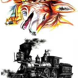 VOORKOMS Set Of 2 Waterproof Temporary Tattoo Stickers image 4