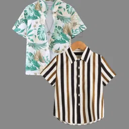 DUTT CREATION Boys 2Pc Printed Shirt-picture-42