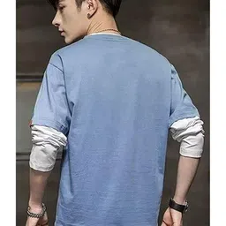 StyleCast x Revolte Men Colourblocked T-shirt-image-46