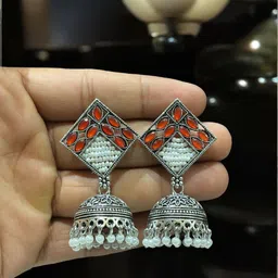 Anouk Geometric Jhumkas Earrings-picture-32