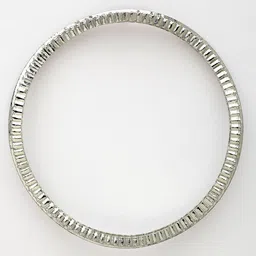 NVR Set Of 2 Silver-Plated American Diamond Stone Studded Bangles image 2