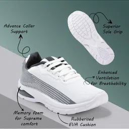 BOKZZON Women Mesh Running Non-Marking Shoes image 2