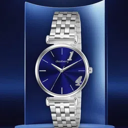 DressBerry Women Round Dial & Stainless Steel Straps Analogue Watch DB-LR002-BLU-picture-40