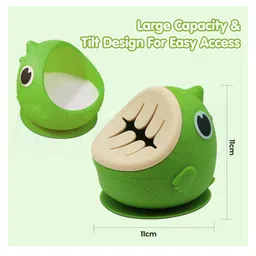 Kidology Baby Feeding Bowl with Detachable Snack Lid - Multicolour image 2