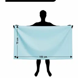 Athom Living 100% Premium Cotton Bath Towel Waffle Border Pack Of 3 - Multicolor image 4