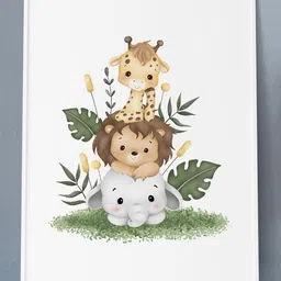 Outfit collections Modern Art Kids Painting For Wall Decor image 4